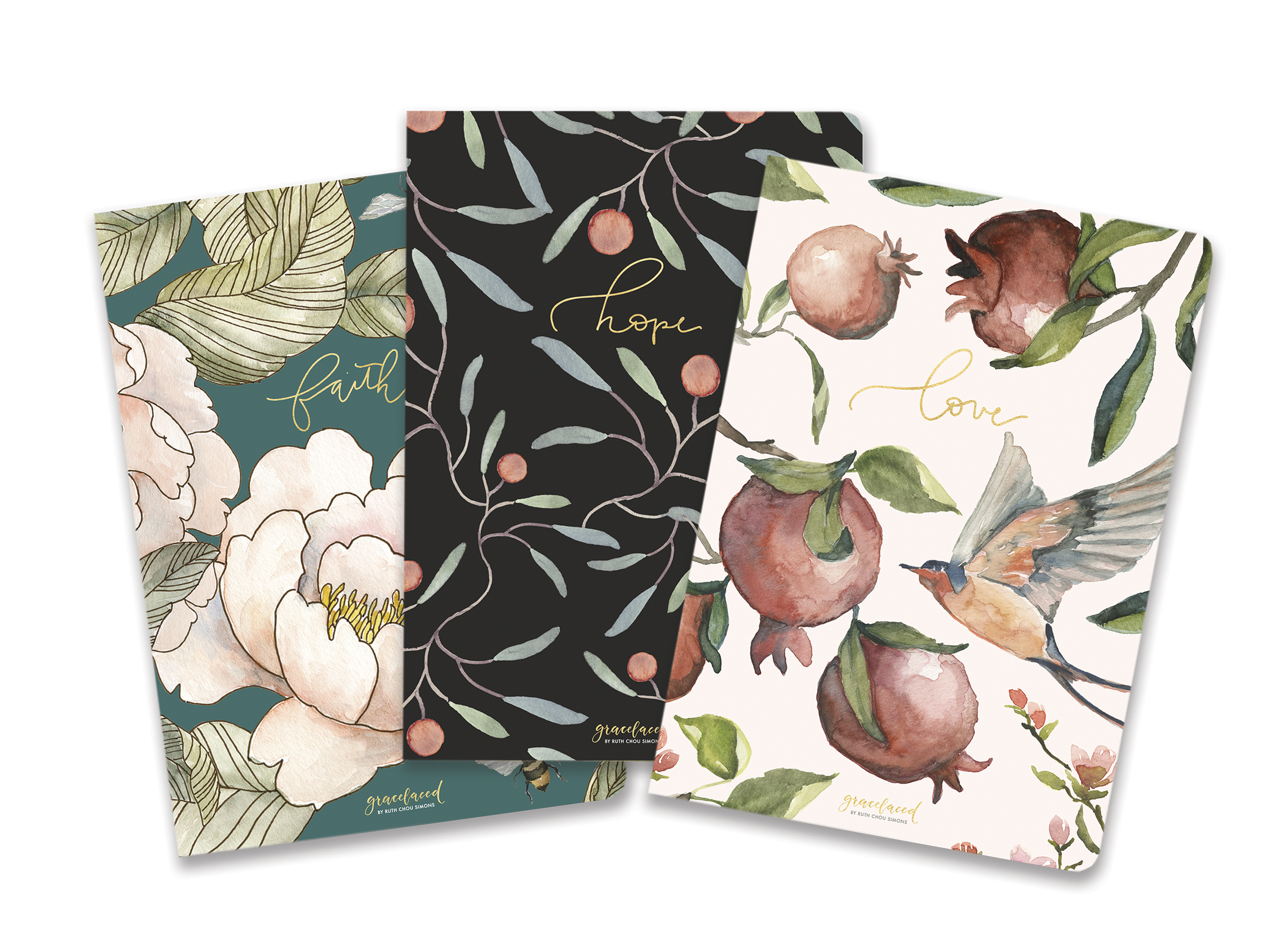 GraceLaced Lined Notebooks