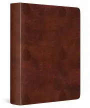 ESV Single Column Journaling Bible (TruTone, Chestnut, Leaves Design)