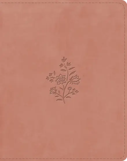 ESV Single Column Journaling Bible (TruTone, Blush Rose, Wildflower Design)