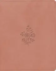 ESV Single Column Journaling Bible (TruTone, Blush Rose, Wildflower Design)