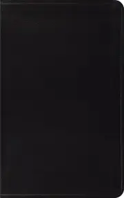 ESV Thinline Bible, Red Letter, Bonded Leather, Black