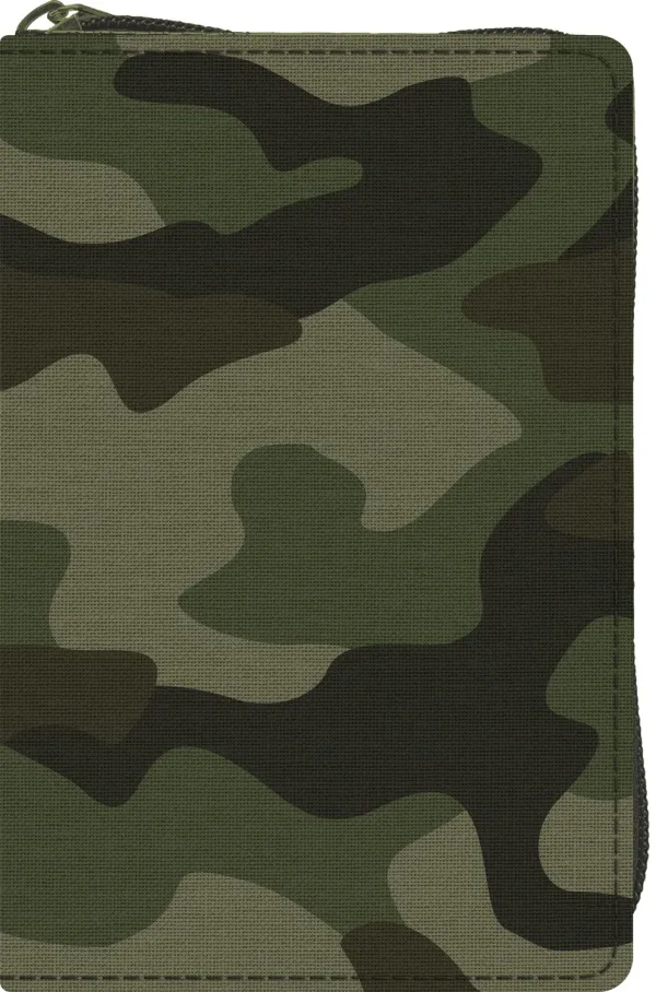 ESV Compact Bible (Canvas with Zipper, Camo)