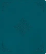 ESV Journaling Bible (TruTone, Deep Teal, Fleur-de-lis)
