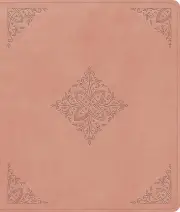 ESV Journaling Bible, Red Letter Edition (TruTone, Blush Rose, Fleur-de-lis)