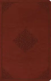 ESV Large Print Value Thinline Bible (TruTone, Tan, Ornament)