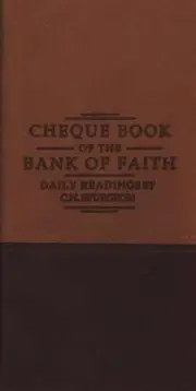 Chequebook of the Bank of Faith - Tan / Burgundy