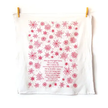 Tea Towel - Jesus Joy of the Highest Heaven