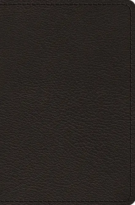 ESV Preaching Bible, Verse by Verse Edition (Goatskin, Black)