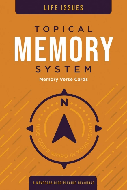 Topical Memory System: Life Issues, Memory Verse Cards