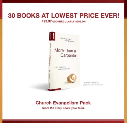 More Than a Carpenter Church Evangelism Pack