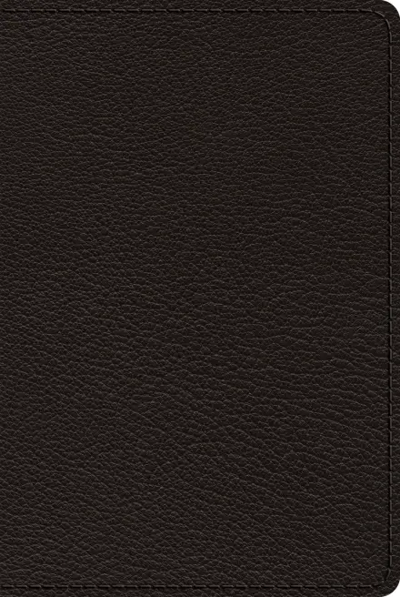 ESV Heirloom Bible, Omega Edition (Goatskin, Black)