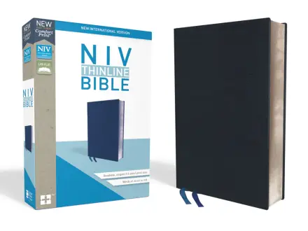 NIV Thinline Bible (Navy, Red Letter)