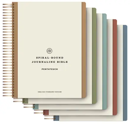 ESV Spiral-Bound Journaling Bible, Five-Volume Set