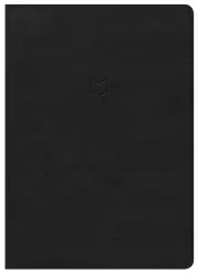 CSB He Reads Truth Bible, Black LeatherTouch